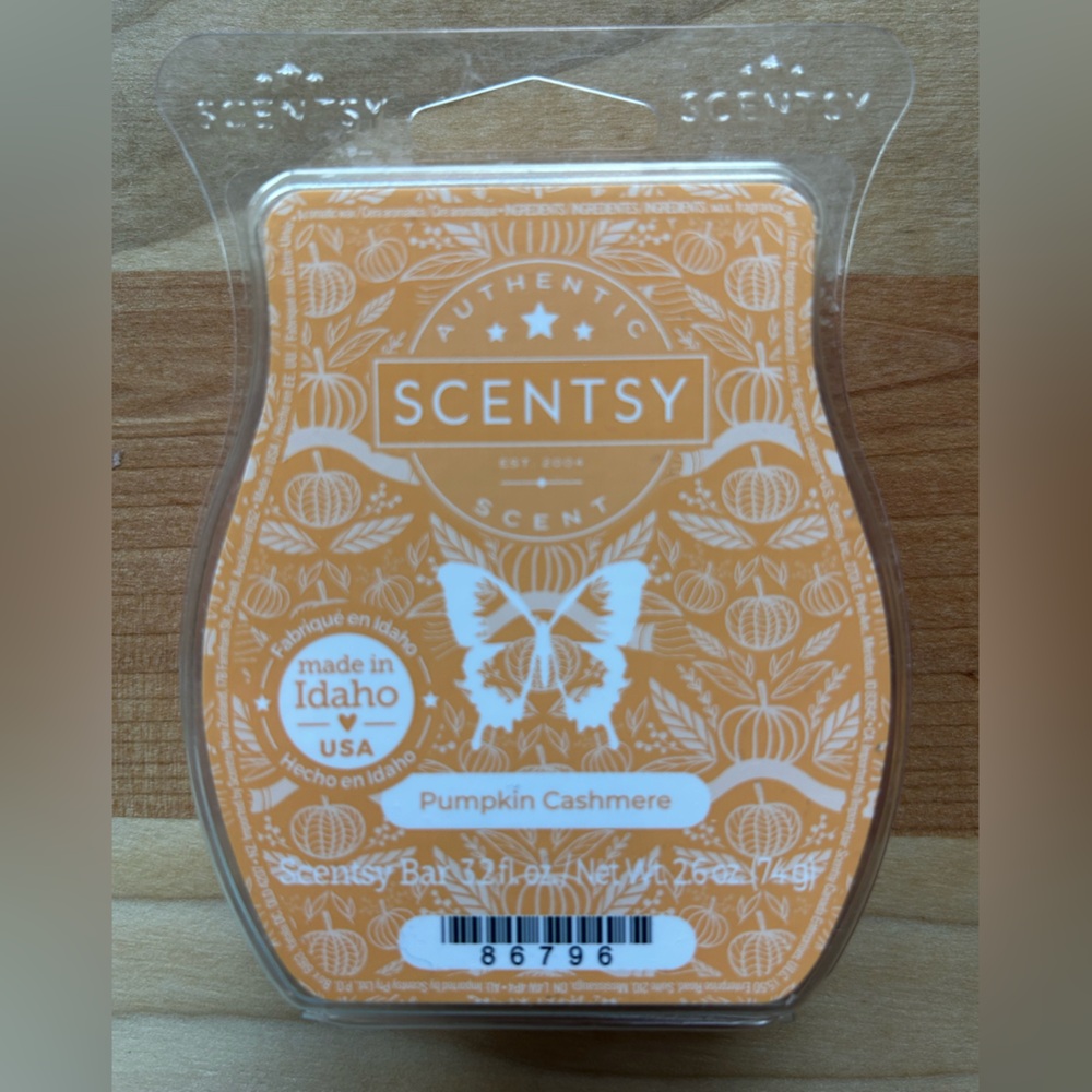 🍂 🍁Scentsy Pumpkin Cashmere Wax Bar